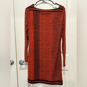 New MICHAEL Michael Kors Printed Long Sleeve Dress Size Medium